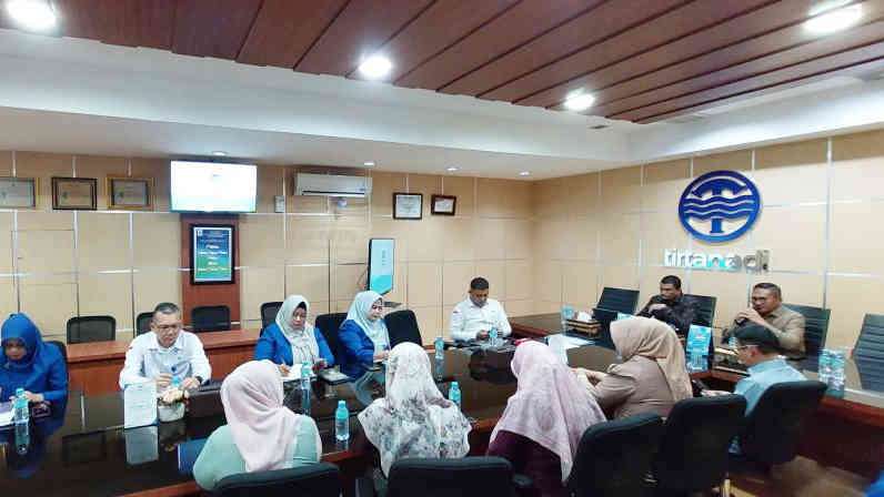 Tingkatkan Pengelolaan Keuangan, Perumda MT Datangi PDAM Tirtanadi&nbsp;Medan