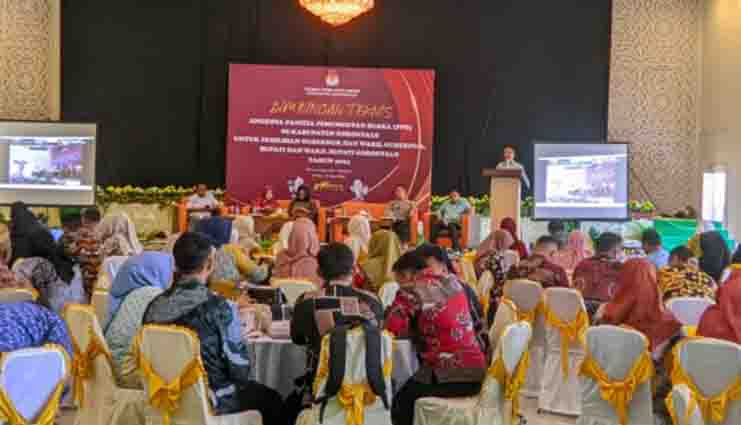 615 Anggota PPS se Kabupaten Gorontalo Ikut Bimbingan&nbsp;Teknis