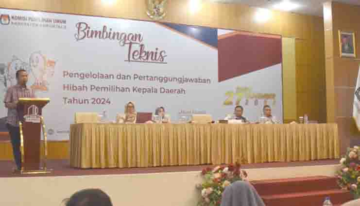 KPU Kabupaten Gorontalo gelar Bimtek Pengelolaan Hibah Pilkada&nbsp;2024