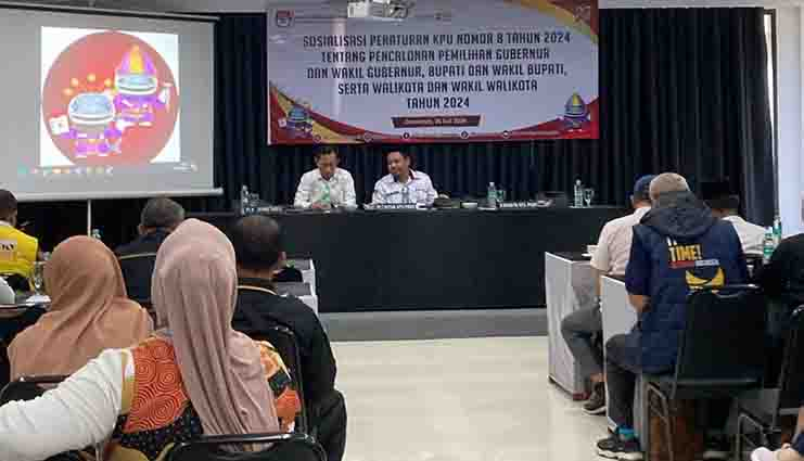 KPU Provinsi Gorontalo Sosialisasikan PKPU 8 Tahun&nbsp;2024