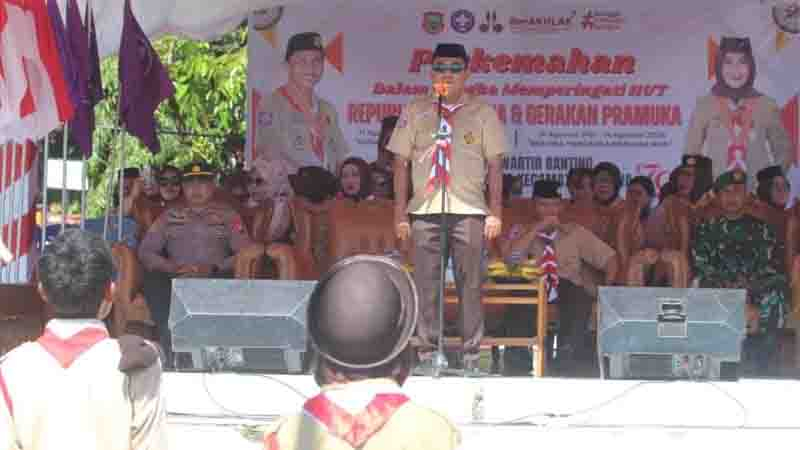 Haris Tome Sebut Pramuka Ajang Bentuk Jiwa&nbsp;Kepemimpinan
