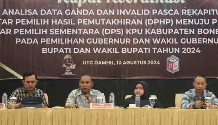 KPU Bone Bolango Gelar Rapat Koordinasi Persiapan&nbsp;DPS