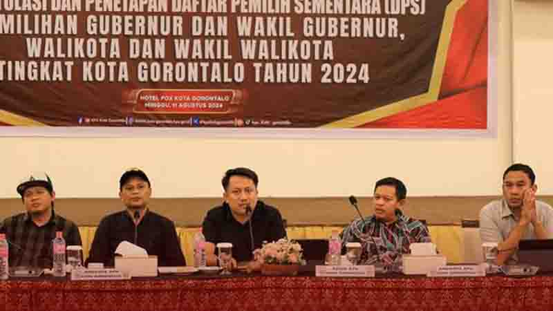 KPU Kota Gorontalo Tetapkan Daftar Pemilih Sementera Pilkada&nbsp;2024