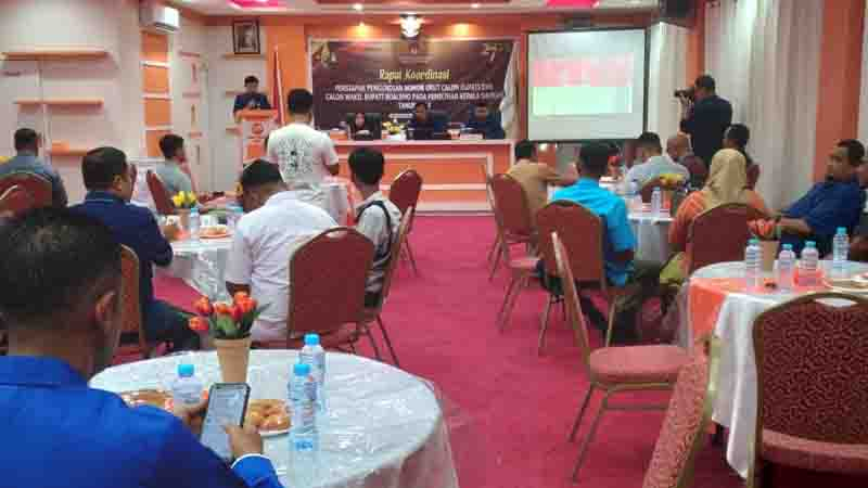 Bersama LO dan Aparat Keamanan, KPU Boalemo Bahas Persiapan Pengundian Nomor&nbsp;Urut