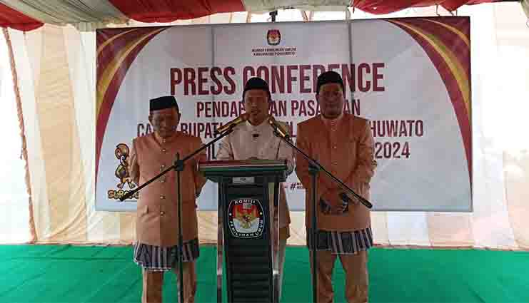 Yusri – Fatmawaty Resmi Daftar di KPU&nbsp;Pohuwato